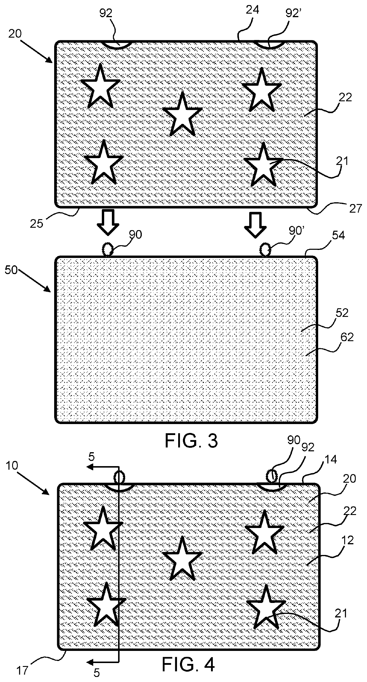 Covered bumper panel