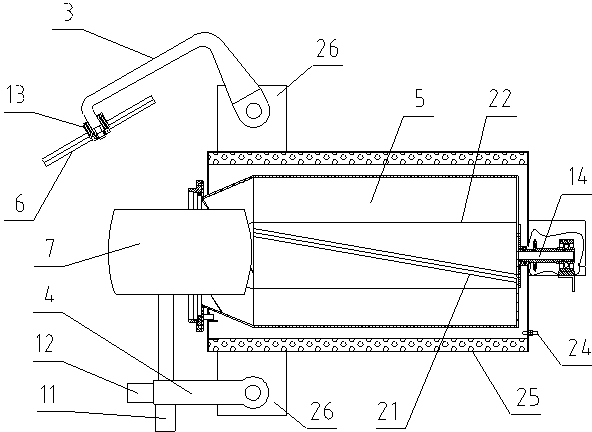 Drum-type automatic final-panning aroma raising machine and processing method thereof