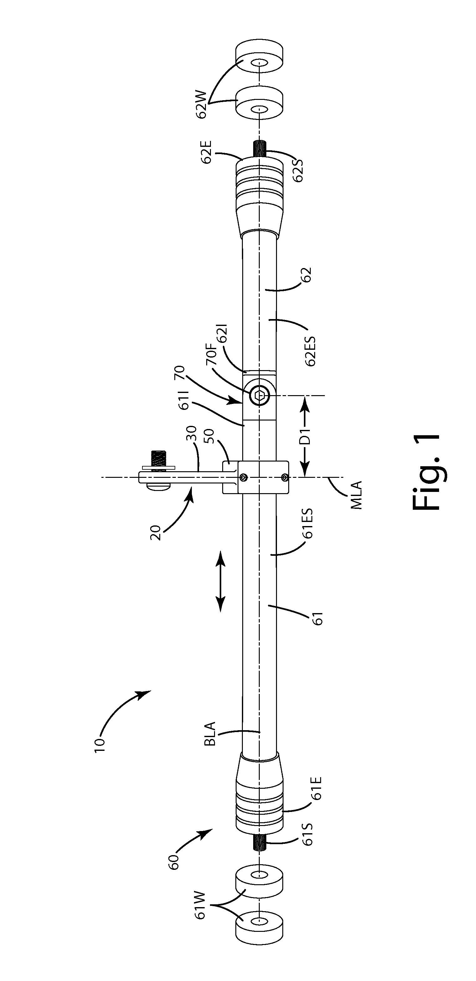 Continuous articulating archery stabilizer