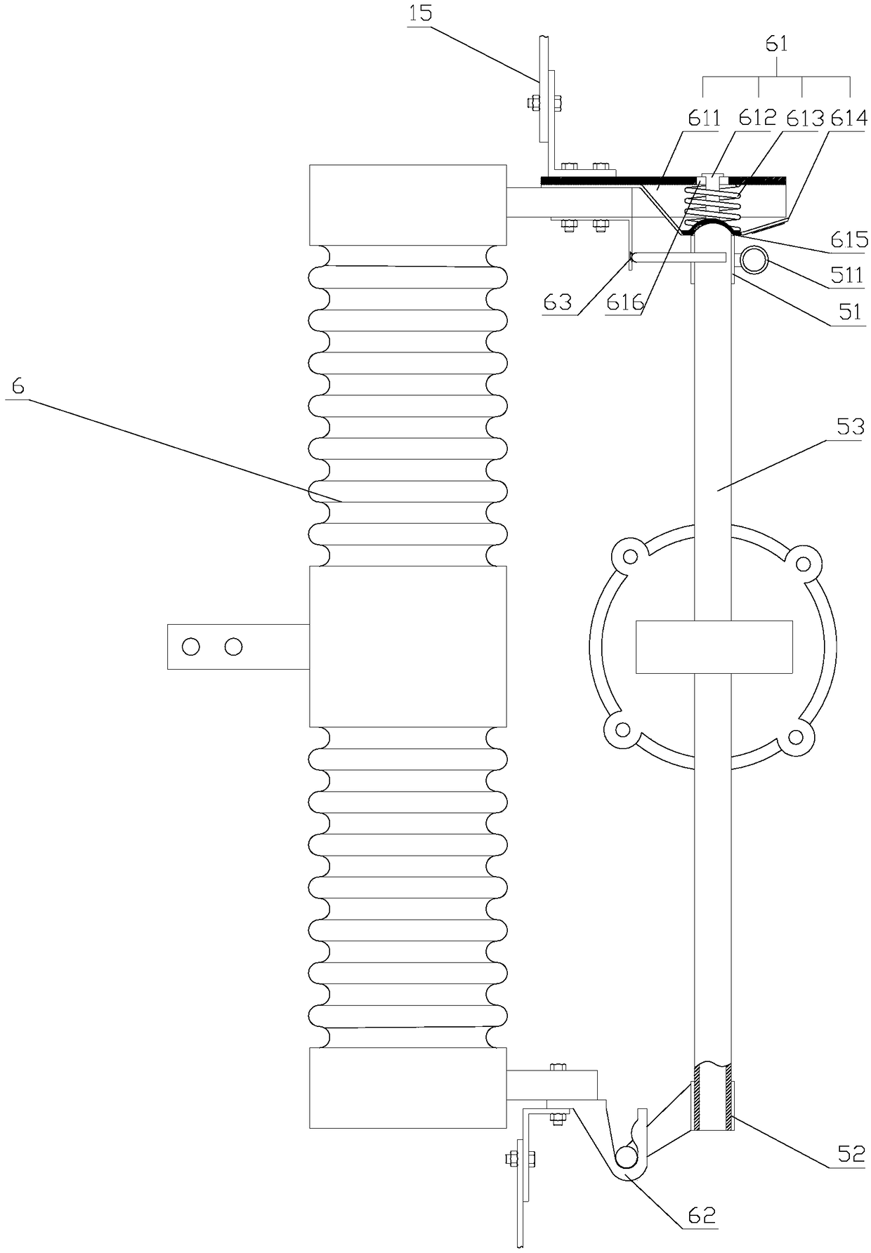 High-voltage electric energy metering device with convenient disassembly and assembly and mounting method