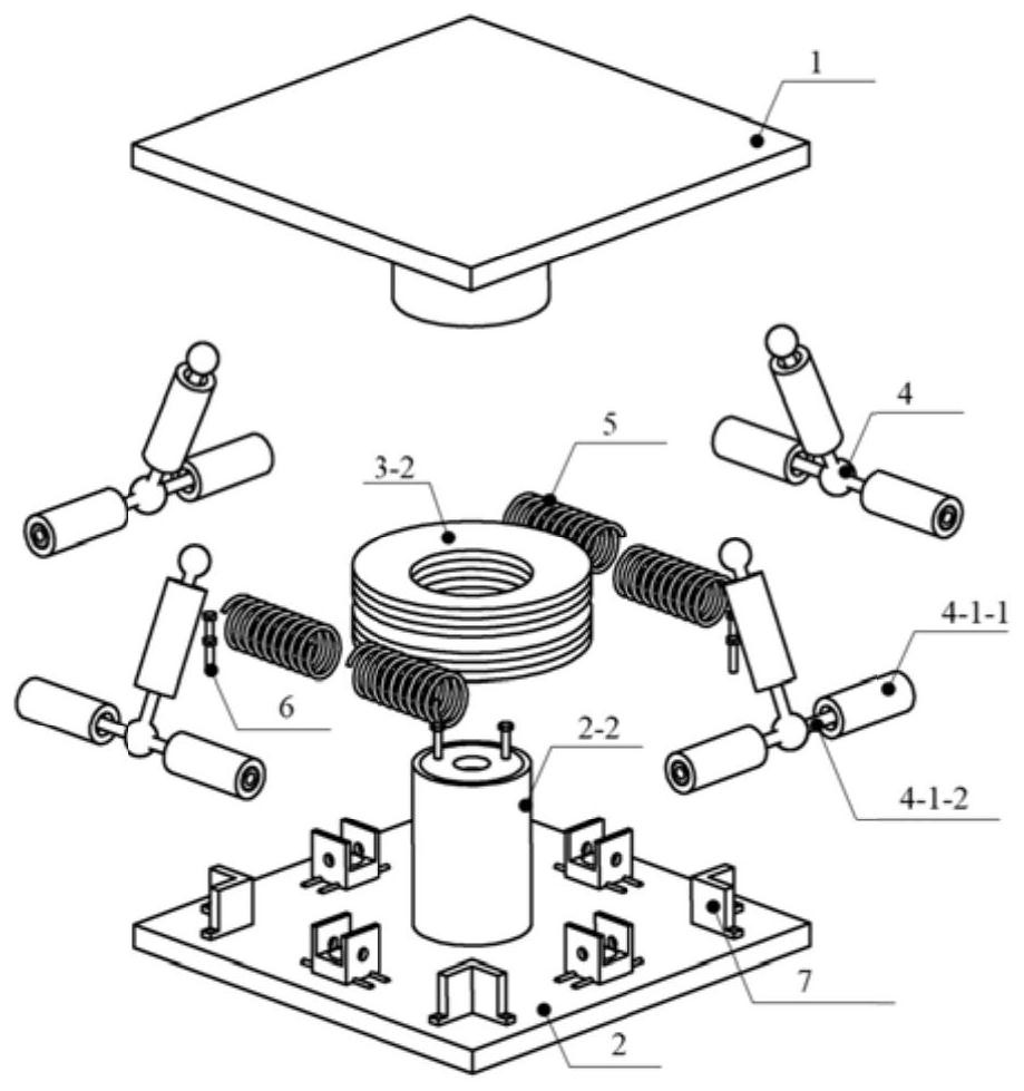 Infrastructure large-load multidirectional vibration isolation and reduction device and disaster prevention method thereof