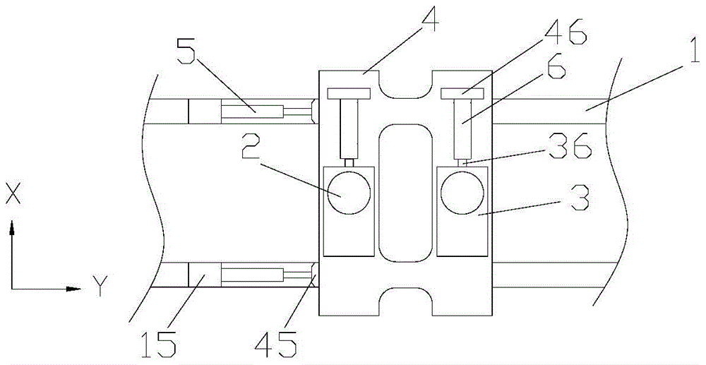 A bridge deck crane structure