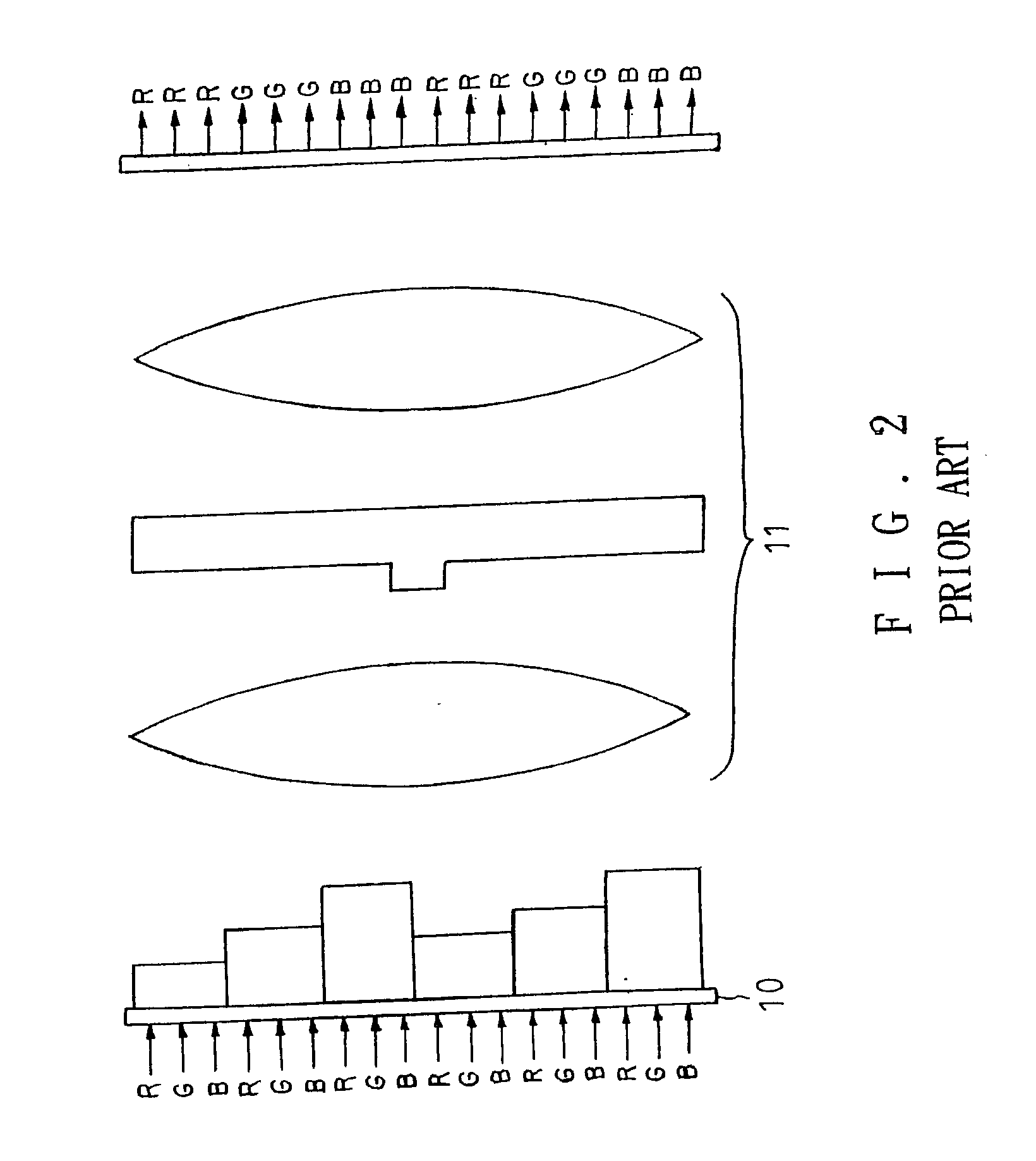 Differactive micro-structure color wavelength division device