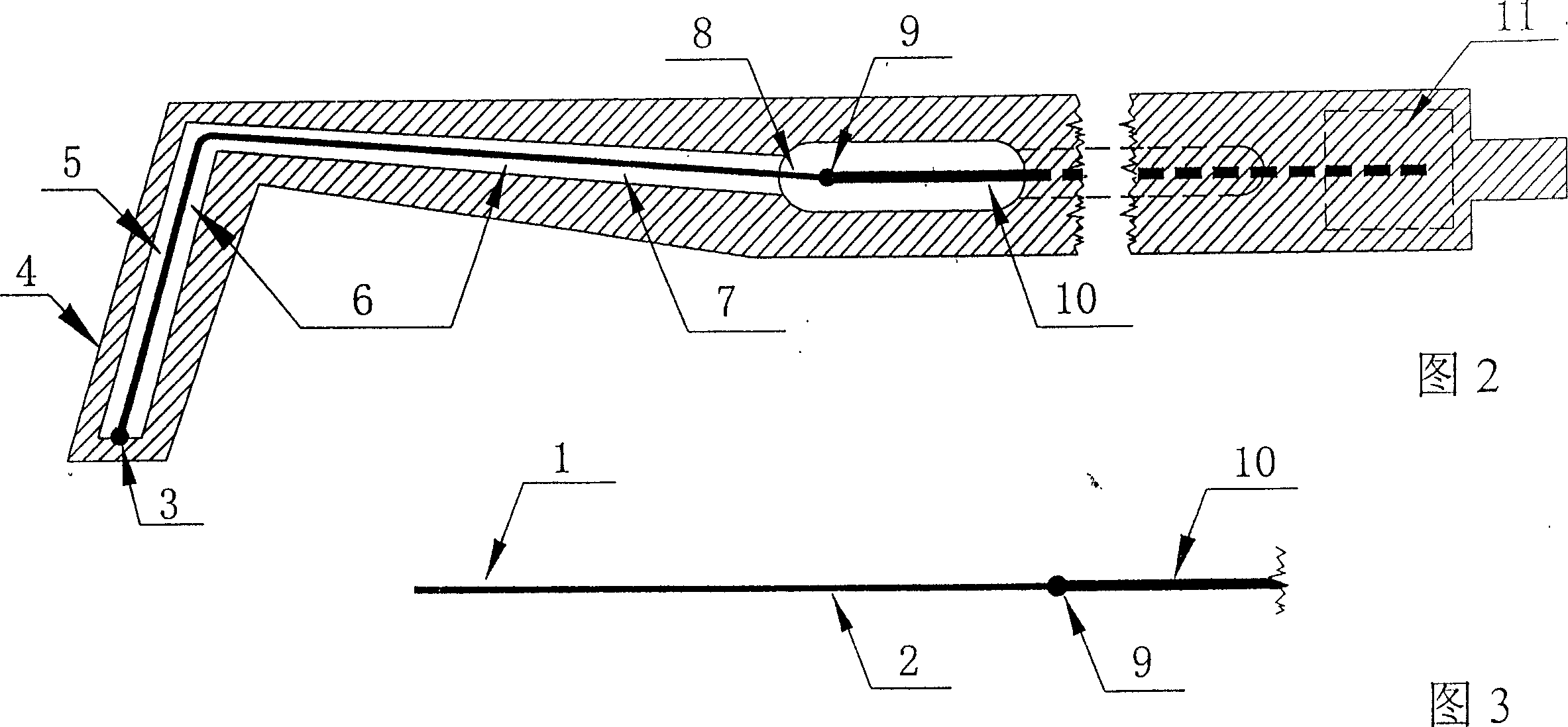 Wire heat-peeling forceps