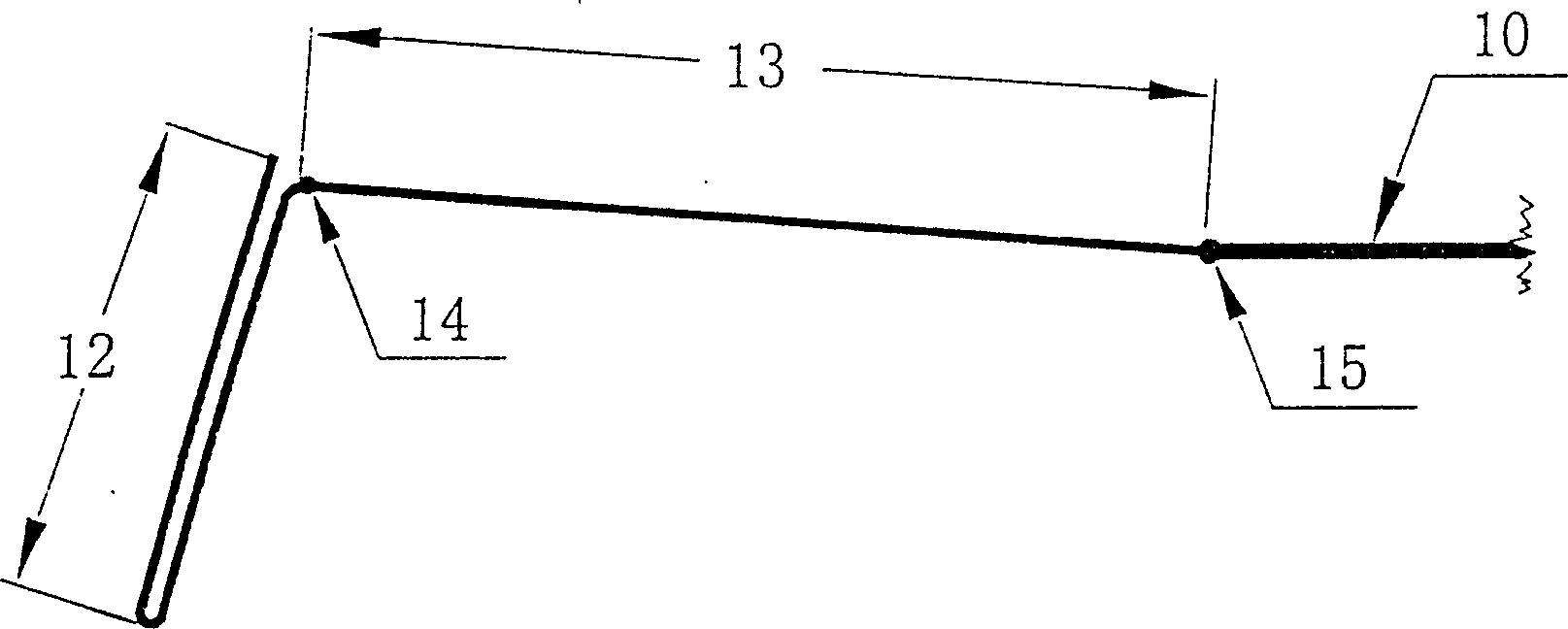 Wire heat-peeling forceps