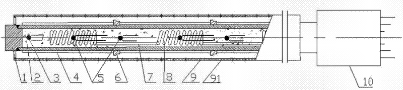 Segmented heating type thermocouple liquid level sensor