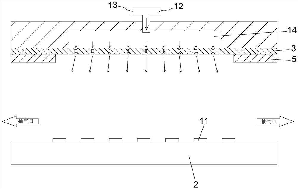 Spray plate, MOCVD (Metal Organic Chemical Vapor Deposition) reaction system with spray plate and use method of MOCVD reaction system