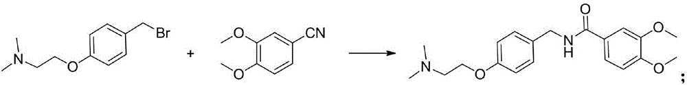 Preparation method of medicine of itopride hydrochloride for promoting gastrointestinal motility