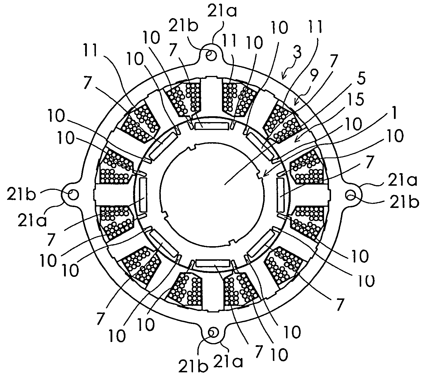 Permanent magnet rotary motor