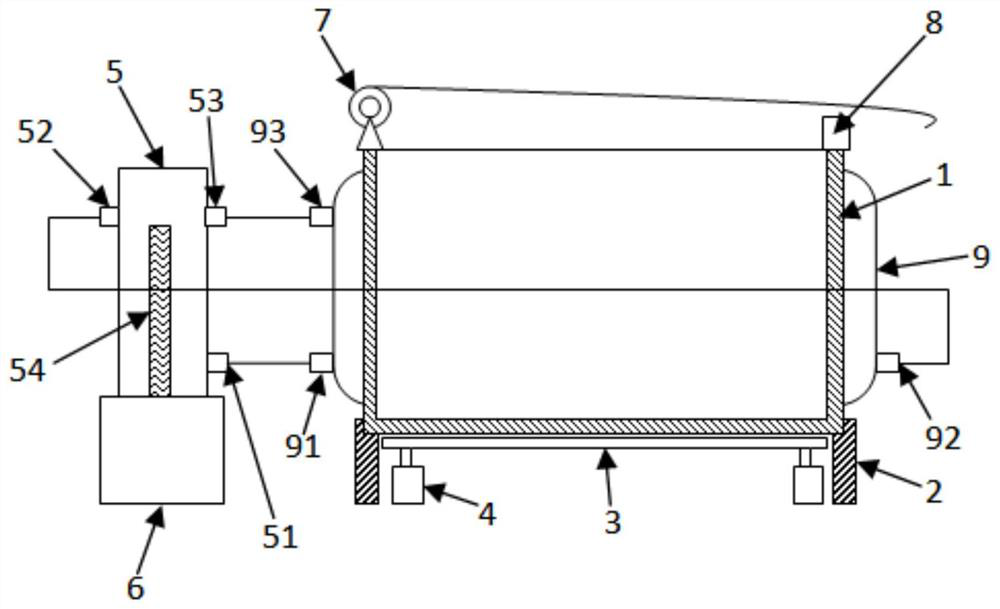 Prawn breeding device capable of improving breeding efficiency