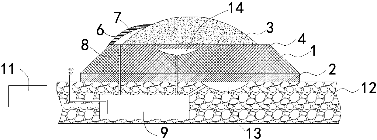 Speed bump system with jet-wet function