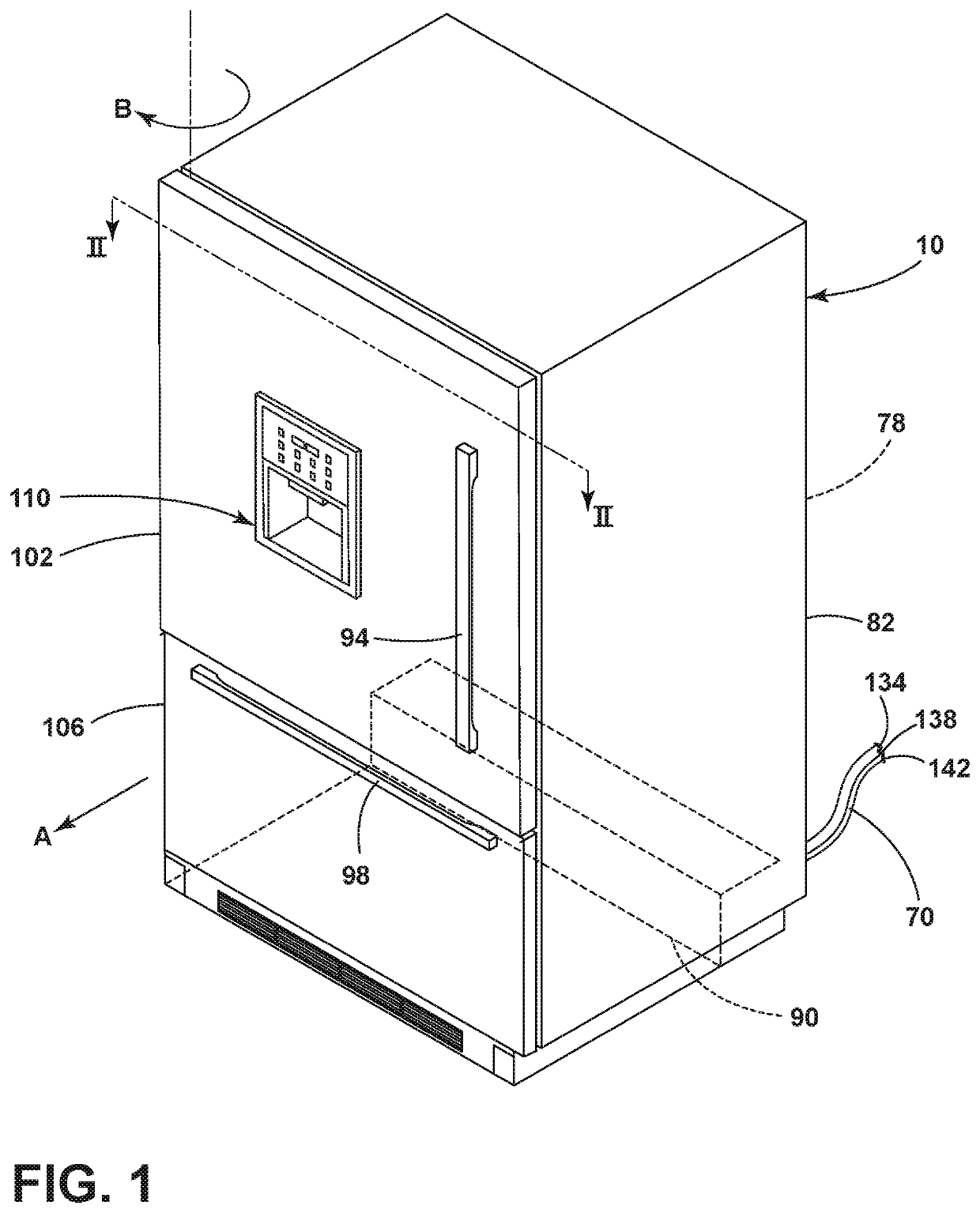 Method for ensuring reliable core material fill around the pass throughs in a vacuum insulated structure