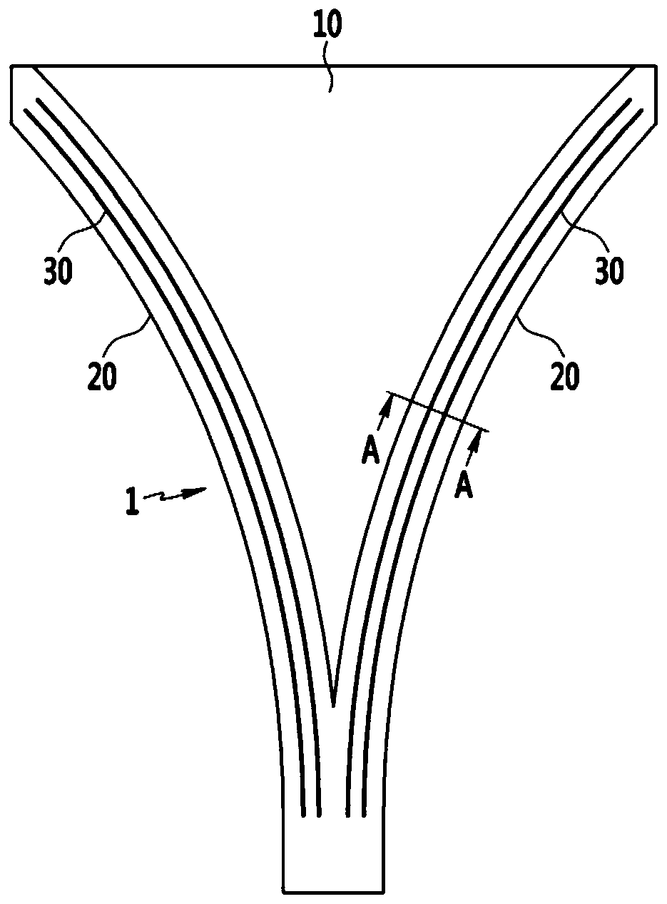 The cheek plate of the reduced iron briquetting device