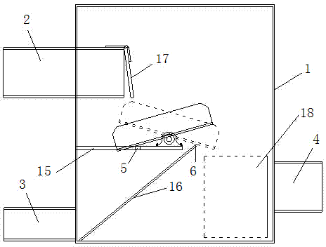 Initial rainwater discarding device of rainwater gathering system