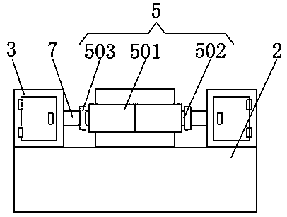 Detection equipment facilitating fixing of hub