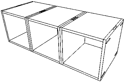 Quick self-disassembled and assembled snap joint type furniture connector and assembling method