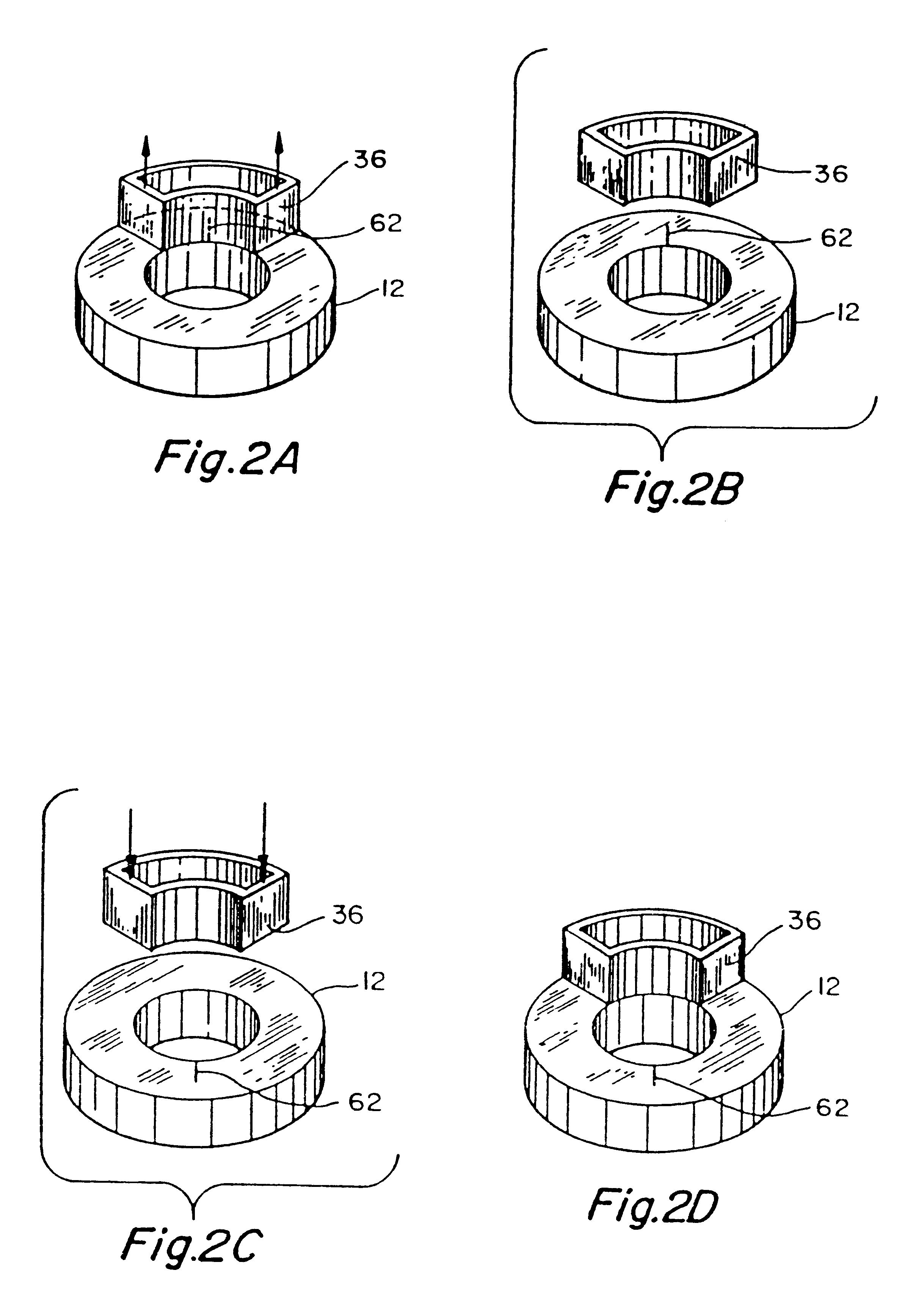 Heat exchanger containing a component capable of discontinuous movement