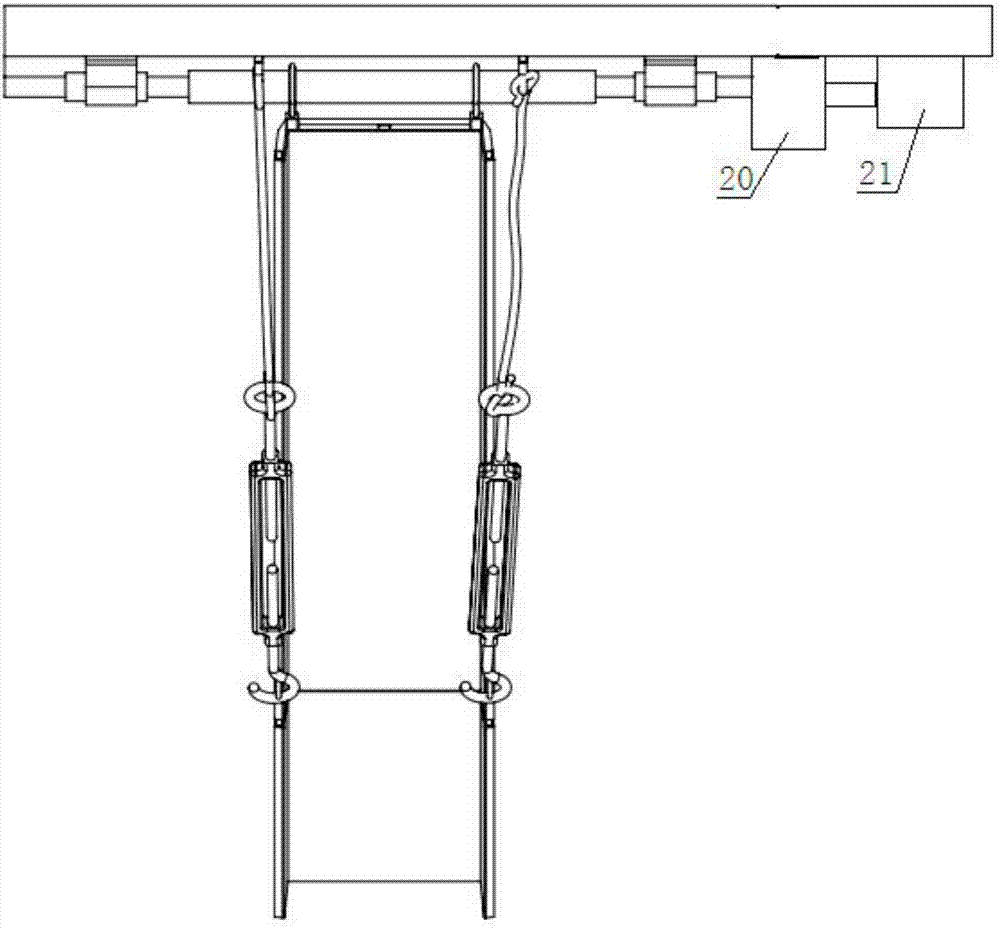 Intelligent control device for granary grain belt conveying