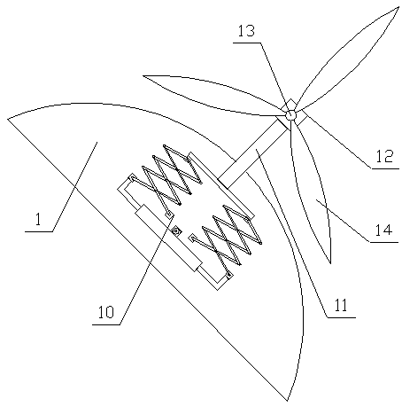 Intelligent plant protection unmanned aerial vehicle with accurate spraying and used for agricultural production