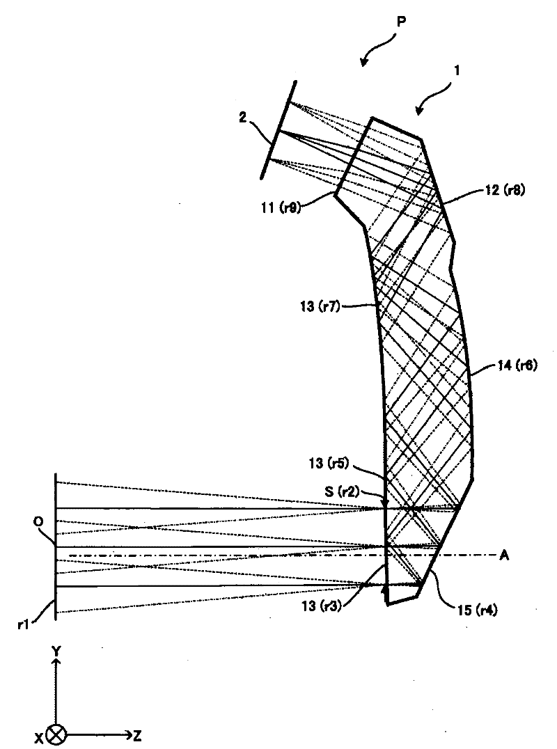 Decentration optical system, and image display apparatus and imaging apparatus incorporating the same