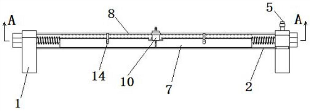 An industrial textile product conveying device