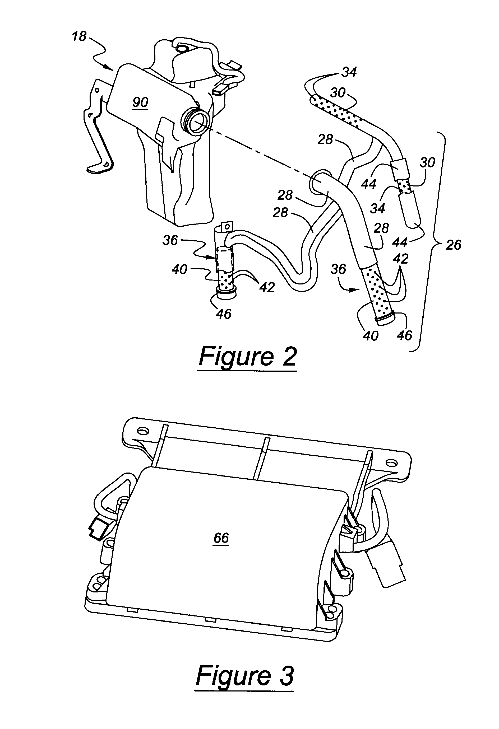 Automotive vehicle with fire suppression system