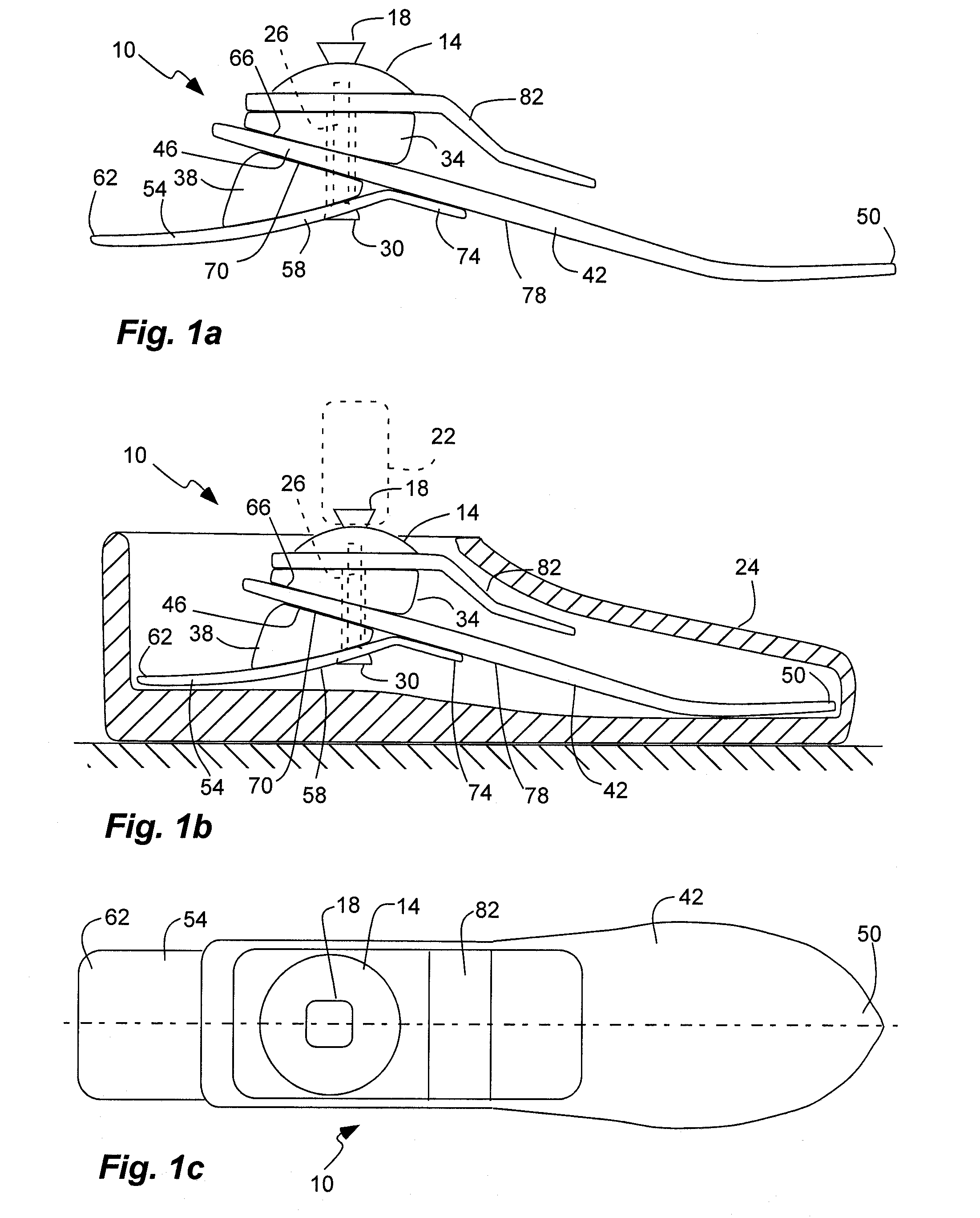 Prosthetic foot with floating forefoot keel