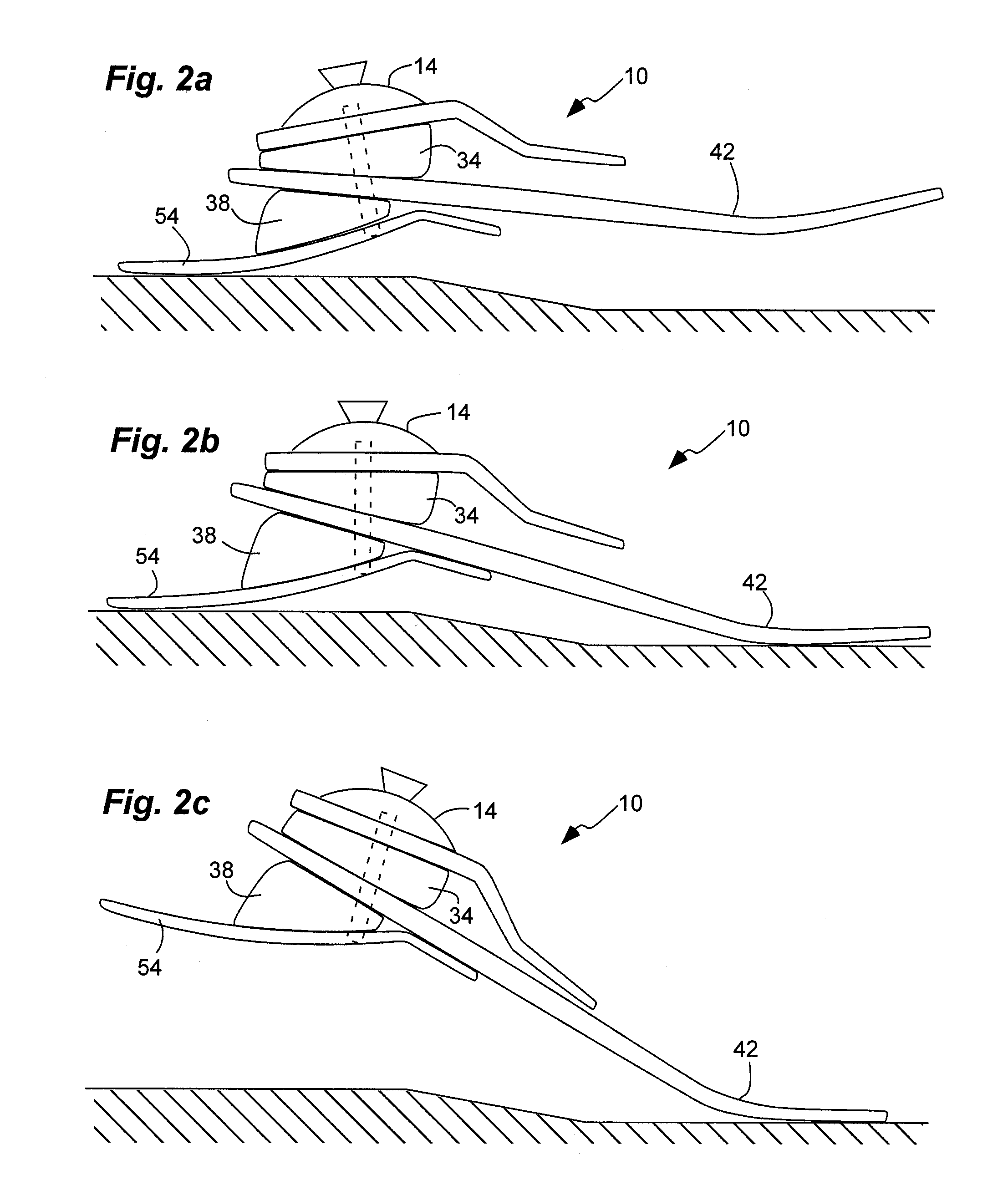 Prosthetic foot with floating forefoot keel