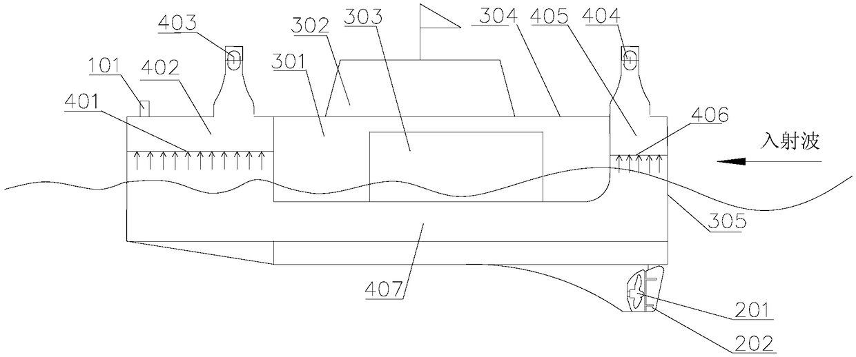 U-shaped self-propelled wave power generation device