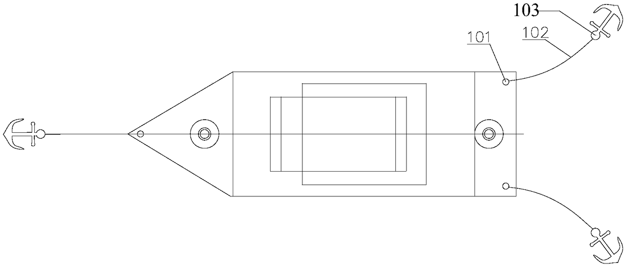 U-shaped self-propelled wave power generation device