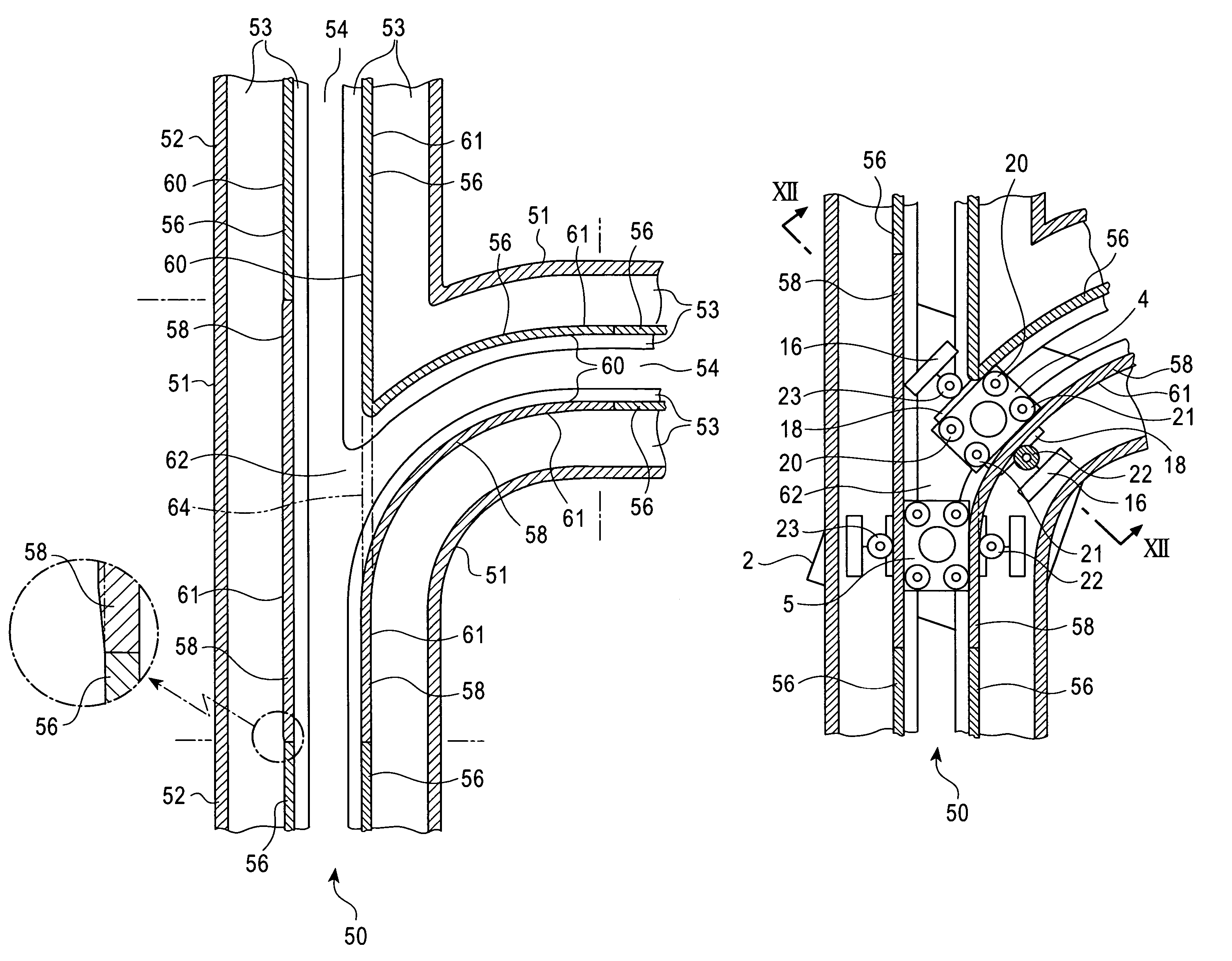 Track guided vehicle system