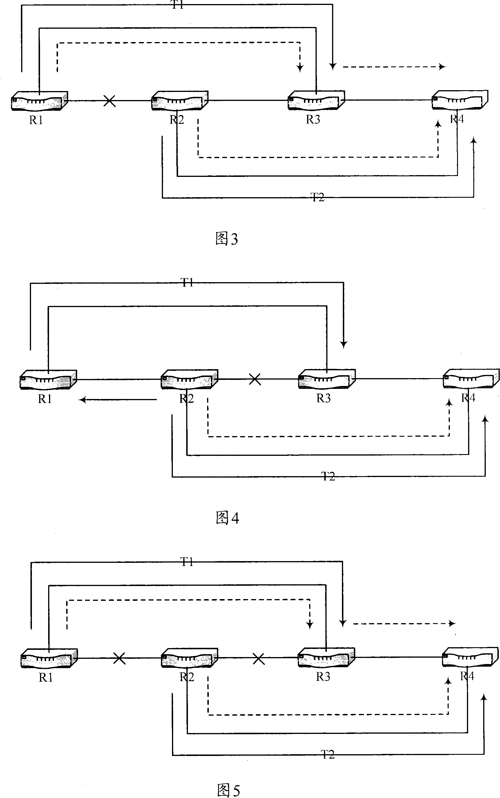 Fast rerouting method and label exchange router