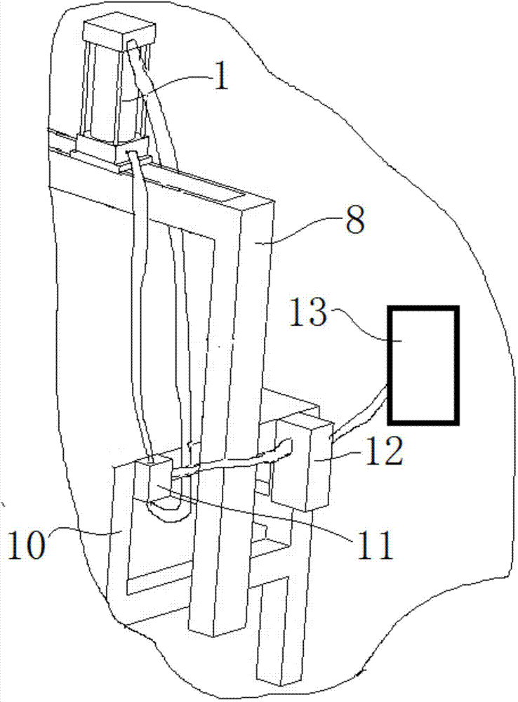 Pneumatic punching machine