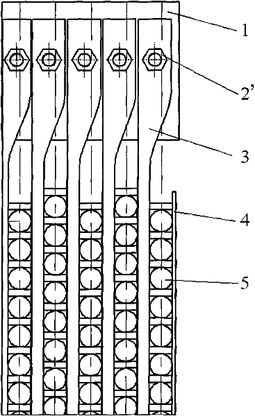 Support fixed structure of spiral heat exchange tube