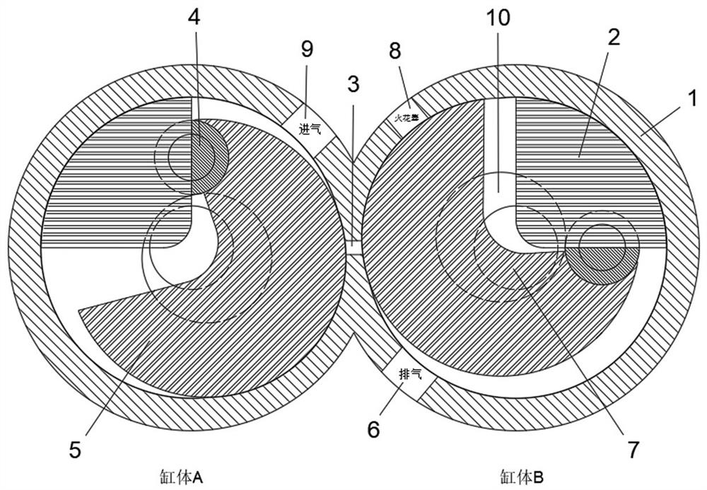 Double-rotor engine