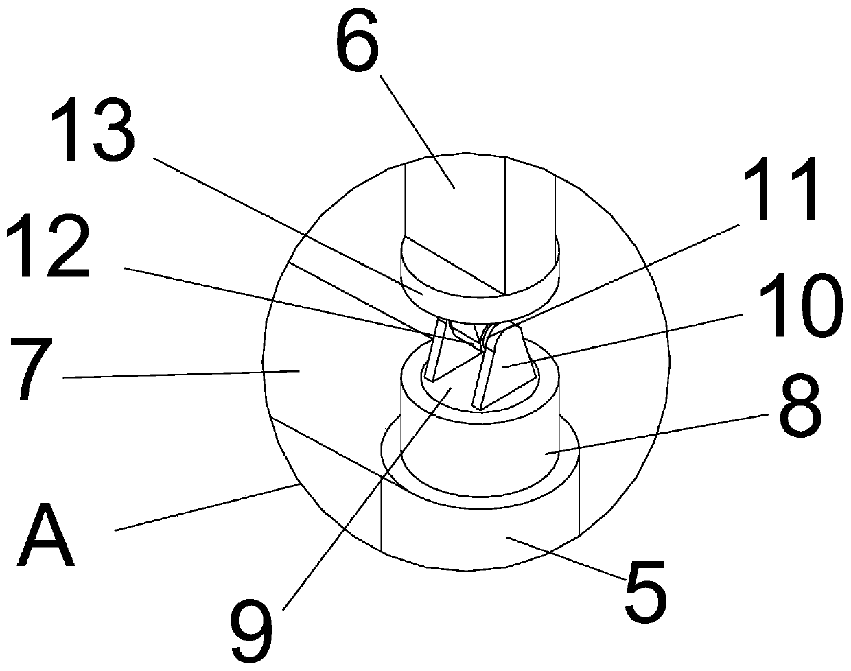 Special curved ruler for costume design based on aesthetic art