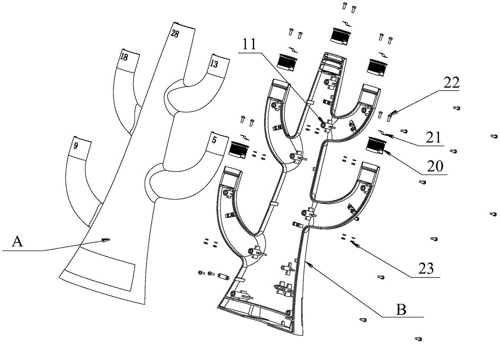 Lamp showing stand