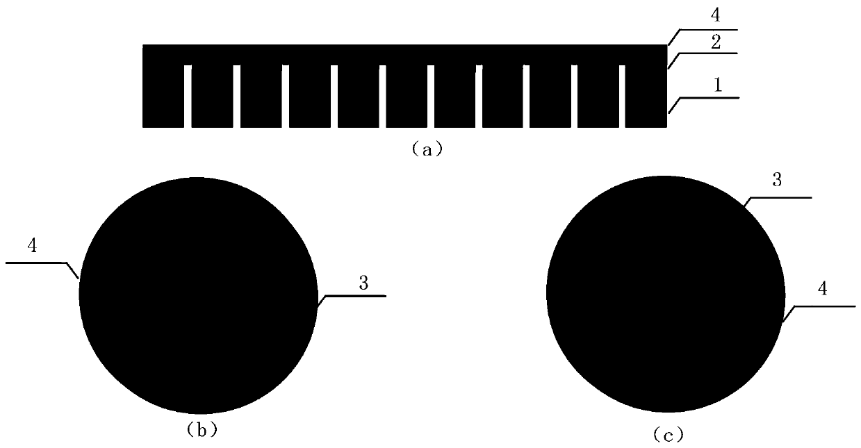 Micro-through-hole Cu-based CVD diamond heat sink sheet and preparation method thereof