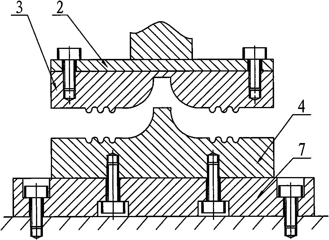 Forming and pressing die for loudspeaker drum paper