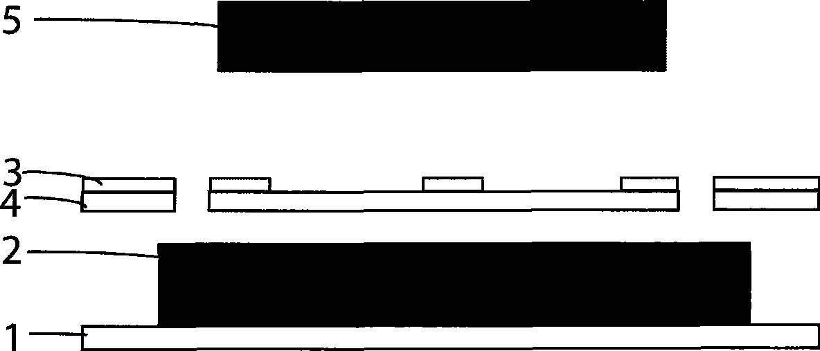 Gas sensor based on gas discharge spectral analysis and method for testing gas thereof