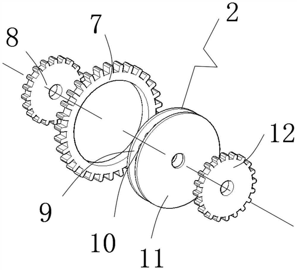 A double-tooth linkage transmission device