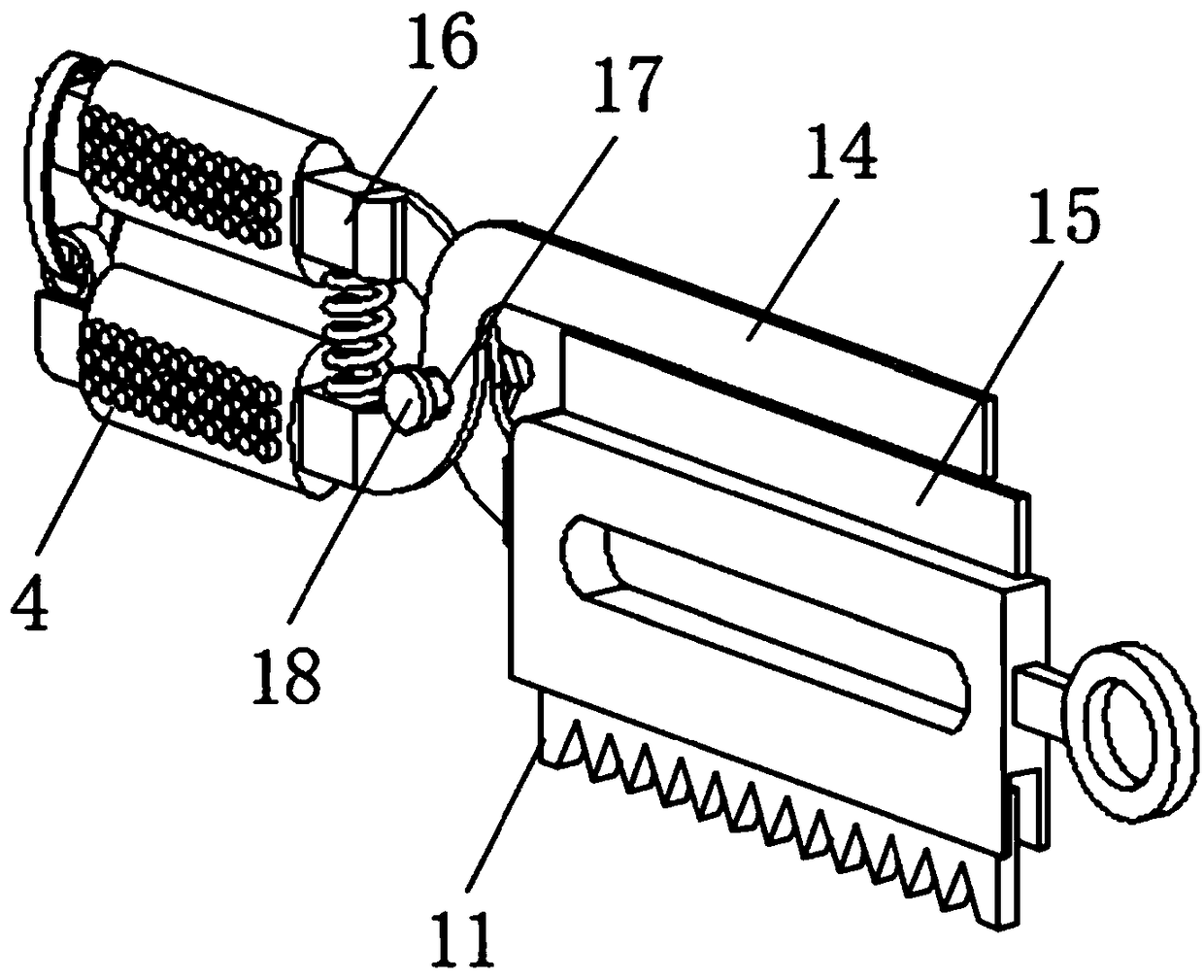 Novel fruit tree trimming hand saw