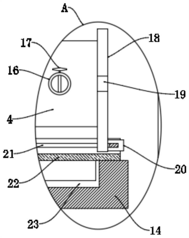 Method and device for measuring water content in hydrogen fluoride by utilizing Fourier transform infrared spectroscopy