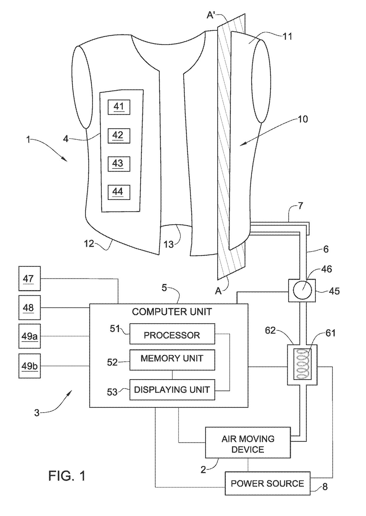 Personal air-conditioning system