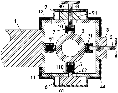 A pipeline support device with protective function