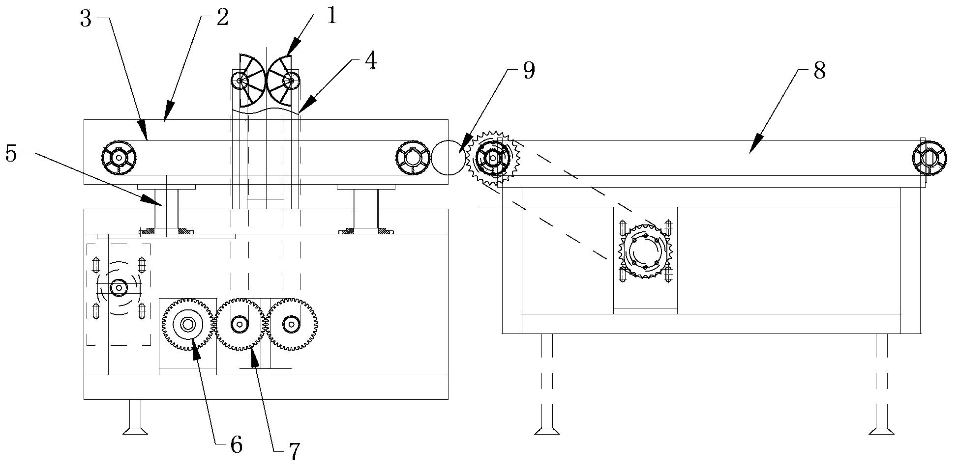 Glove demolding counting machine and demolding counting method thereof