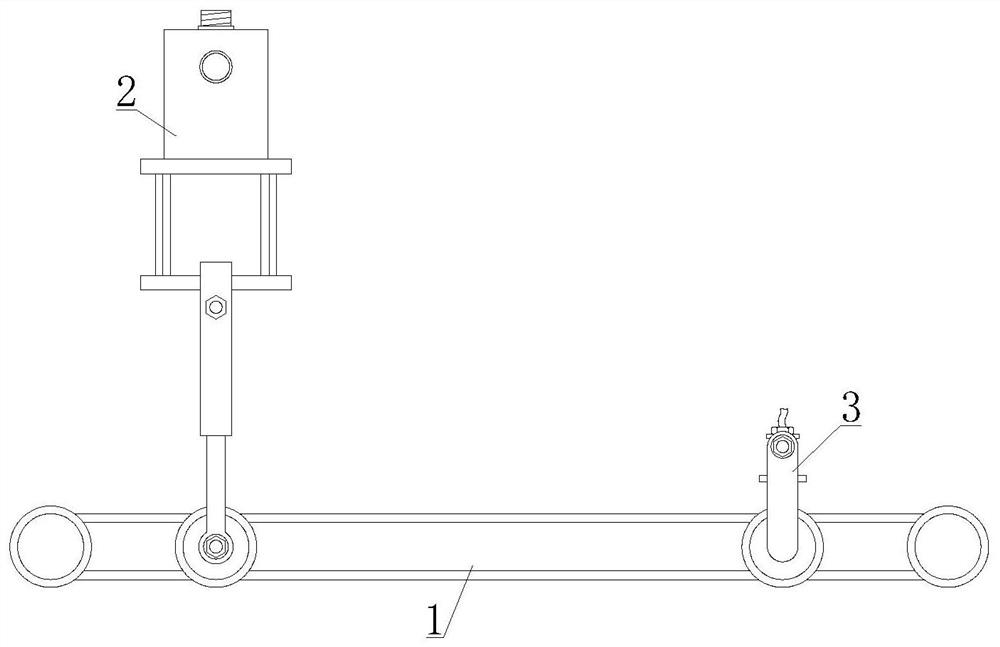 Food packaging, coding, conveying and identifying device and using method thereof