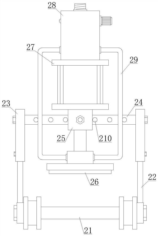 Food packaging, coding, conveying and identifying device and using method thereof