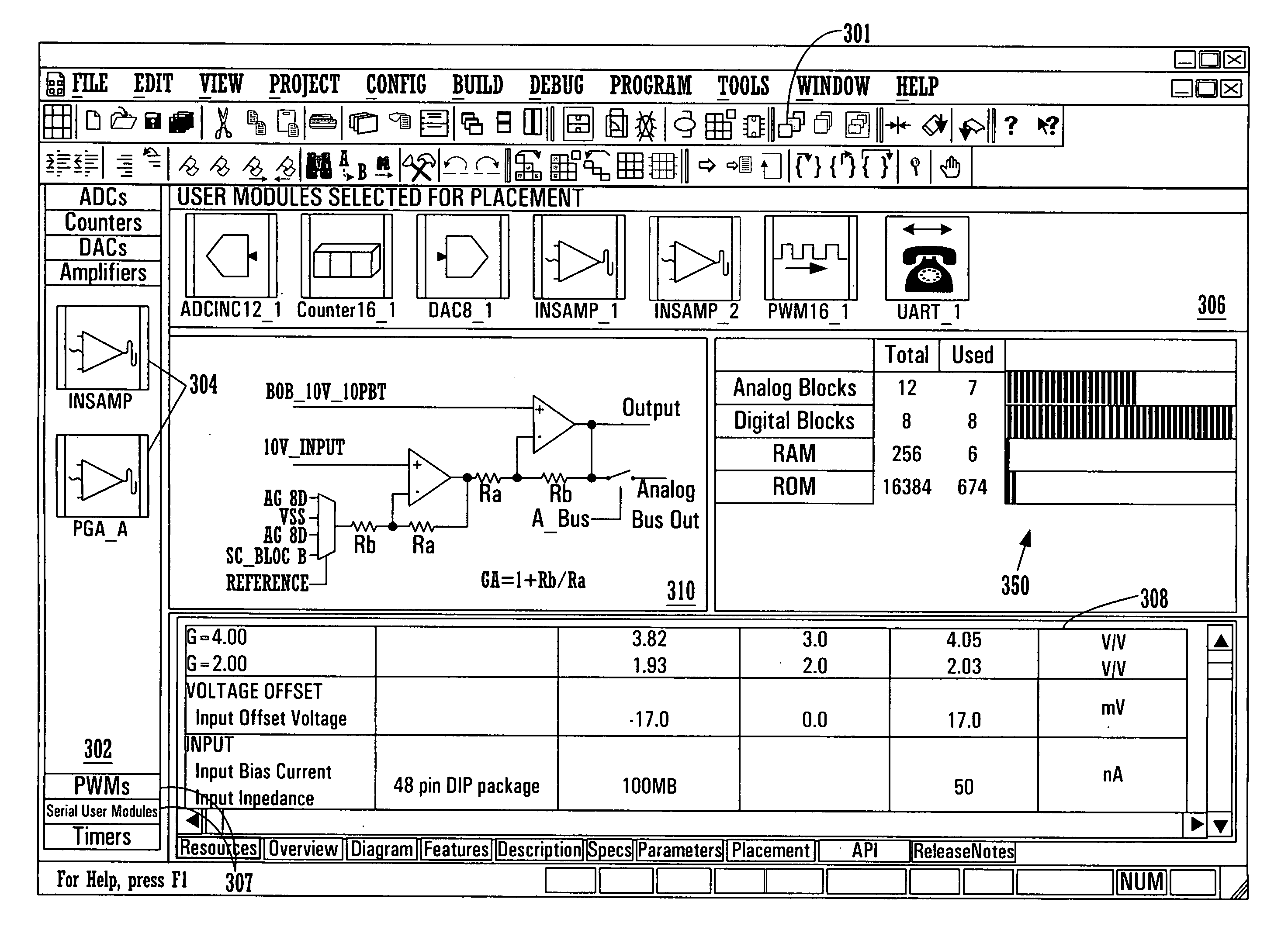 Automatic generation of application program interfaces, source code, interrupts, and datasheets for microcontroller programming