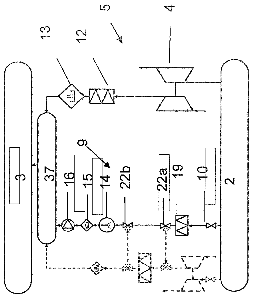 Exhaust gas recirculation system and method, engine and use of exhaust gas recirculation system